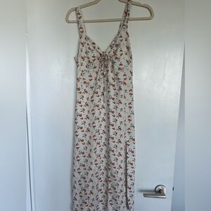 Abercrombie midi slit dress